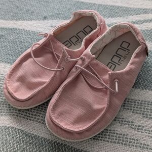 Hey Dude Size 12 Kids Pink Wendy
